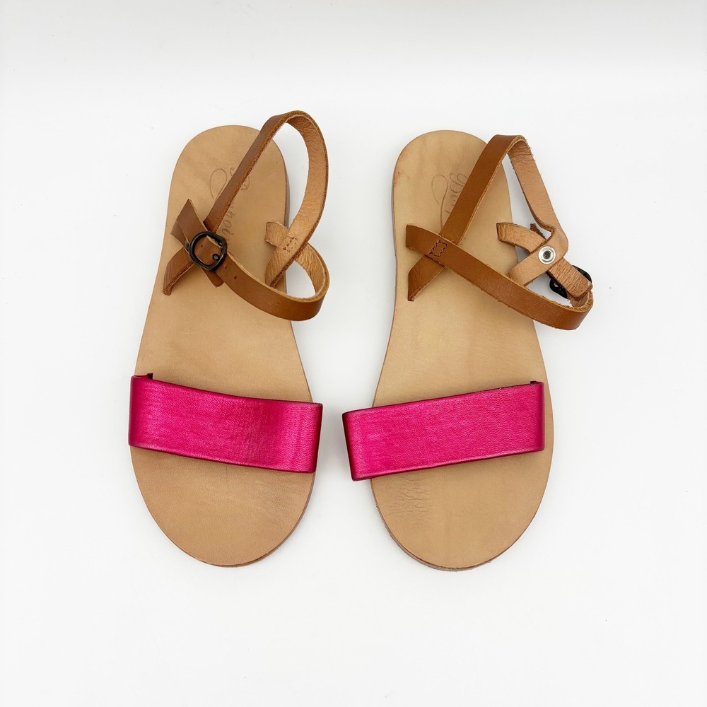 Bonpoint Pink Metallic Sandals Size 29/US 12.5